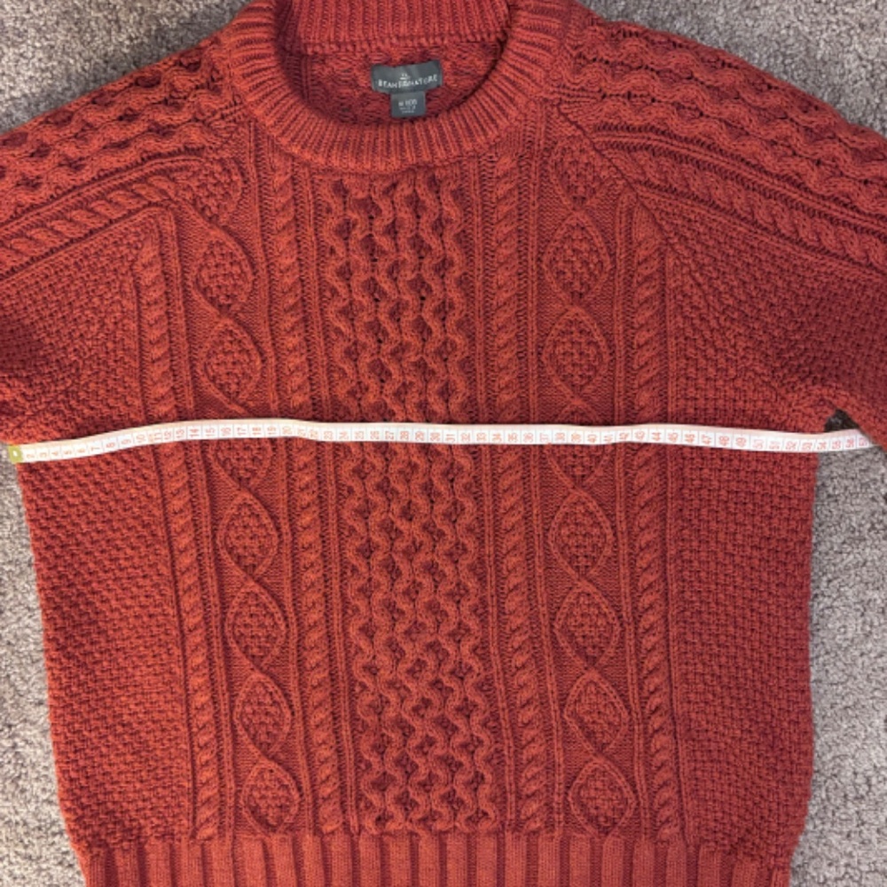 LLBEAN Men's Signature Cotton Fisherman Sweater - Picture 6 of 6